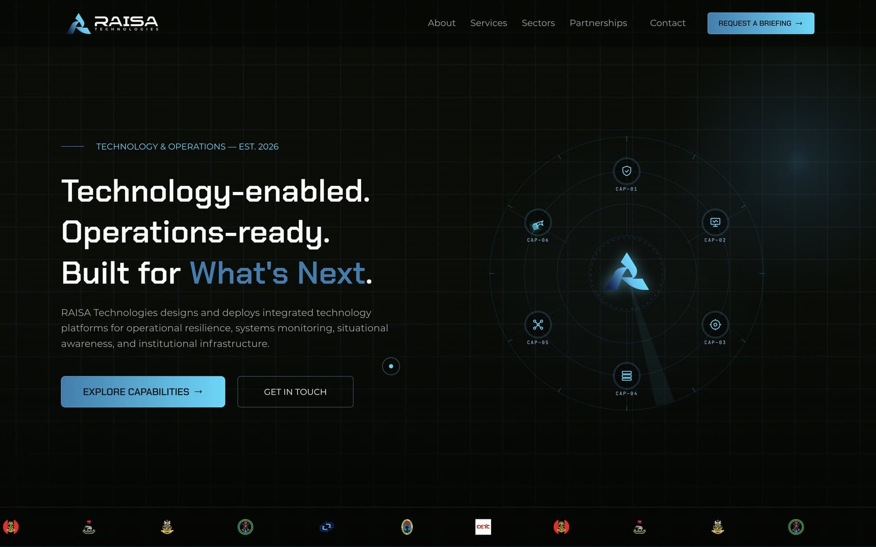 RAISA Technologies homepage